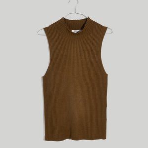 Madewell NWT Pearson Mockneck Sweater Tank